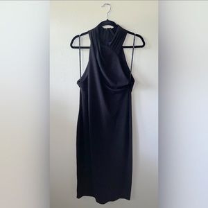 Rachel Rachel Roy Halter Sheath Dress, Black, Size XL